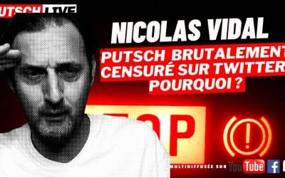 Censure sur Twitter : un nouveau cas avec Putsch de Nicolas Vidal